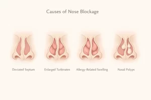 Common causes of long-term nasal blockage explained by ENT specialist